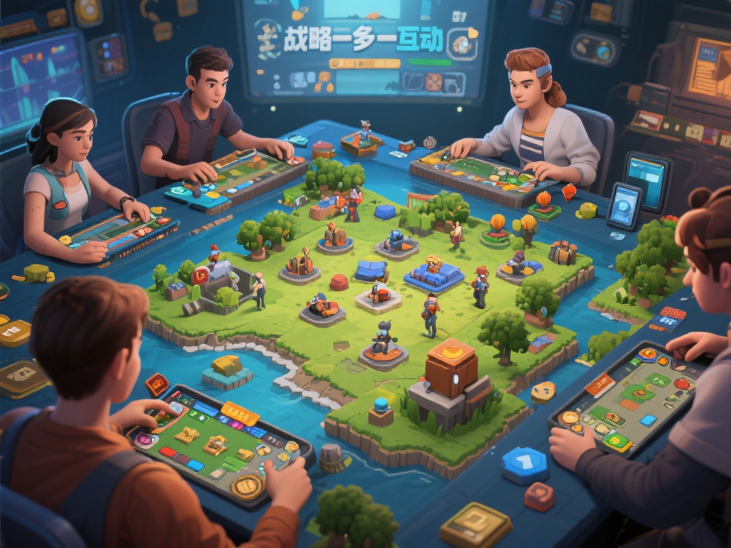 另一值得介绍的是策略类多人互动游戏，这类游戏给玩家