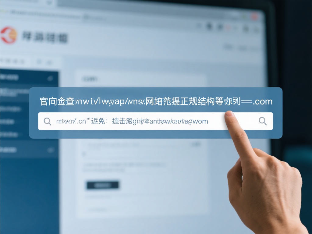 检查网址结构：官方网站的域名通常具有正规结构，例如